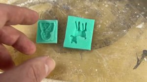 Мастер-класс №41 "И снова про заливку мелких Молдов гипсом"