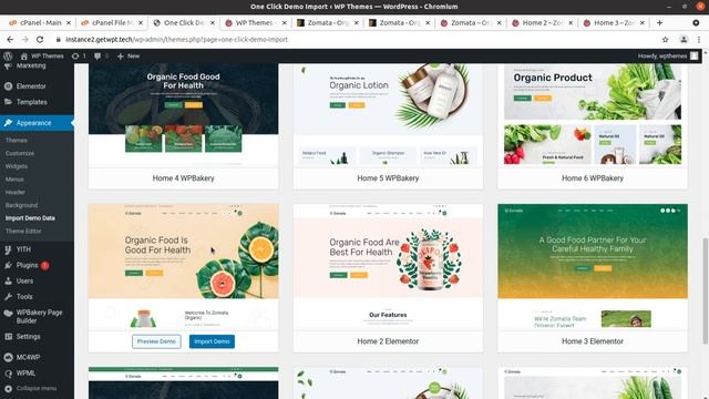 Organic Food Shop, Dairy Farm, Bakery Shop Website | Organic Farming Theme | Zomata WordPress Theme смотреть онлайн