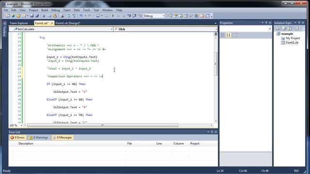 Visual Basic Tutorial 4 - If Statements and Comparison and Logical Operators смотреть онлайн