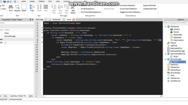 ROBLOX Map Generator Command Tutorial смотреть онлайн