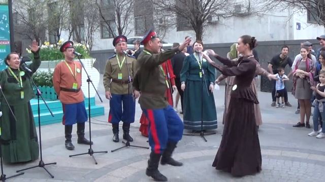 Казачий ансамбль "Станица" в Москве смотреть онлайн