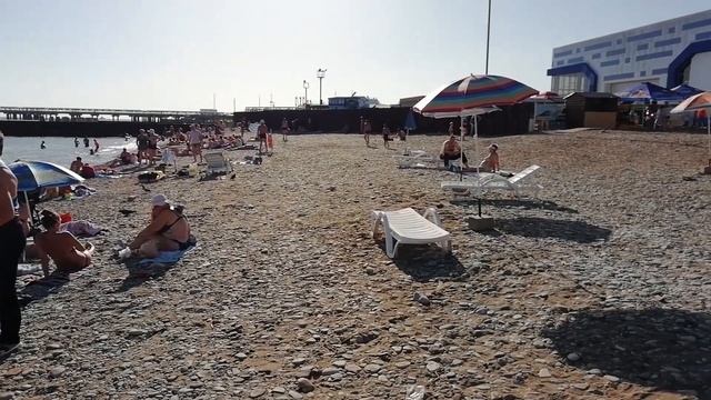 Отдых в Туапсе 2020. Мой отдых в Туапсе в июле. Центральный городской пляж Туапсе. смотреть онлайн