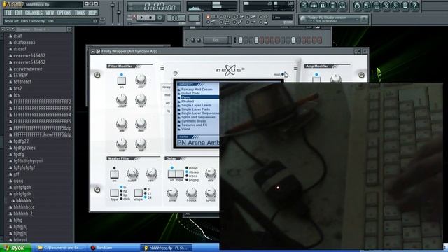 Игра на клавиатуре в Fl Studio смотреть онлайн