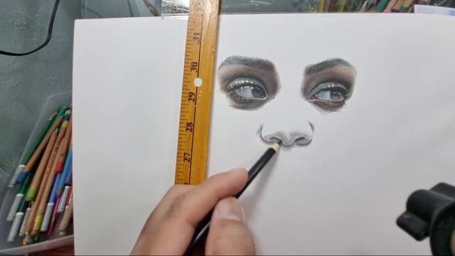 LIVE DRAWING Using Crayola Colored Pencil! How to Draw Realistic Skin Tone? смотреть онлайн