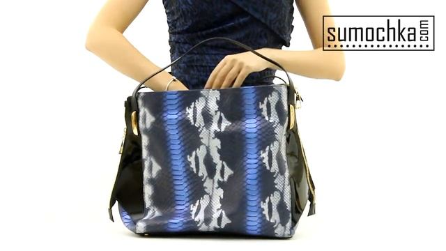Сумка Bellini 4660 gloss python blue смотреть онлайн