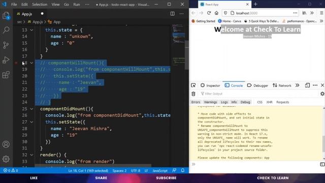 ReactJS - Component Life Cycle ( In Hindi ) | ReactJs - #19 смотреть онлайн