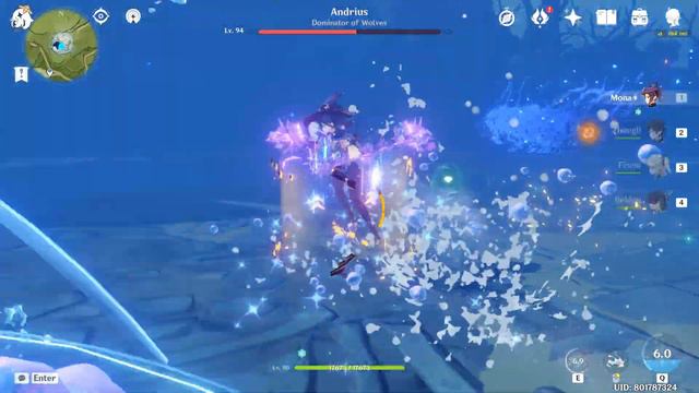 Spiral Abyss 1.0 Mona Electrocharged смотреть онлайн