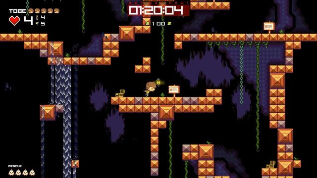 1-1 speedrun (Tobe, 100%) - Tobe's Vertical Adventure смотреть онлайн