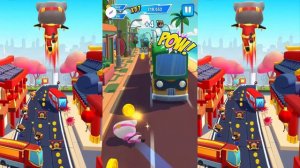 Мой Говорящий Том Погоня Героев Какой Супер Герой Круче! Детская Игра Talking Tom Hero Dash