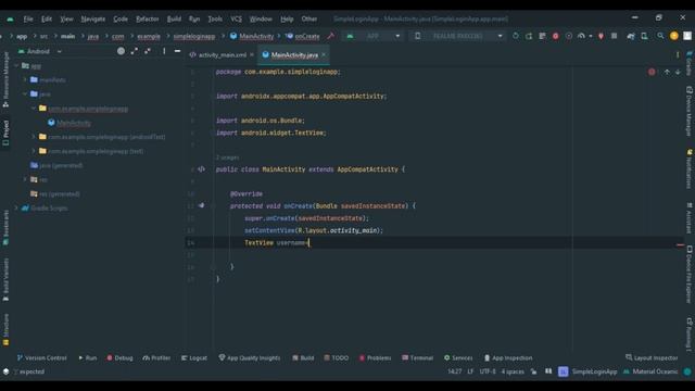 Simple login App in Android Studio using Java| Login App| Android Studio simple project| Android Ap смотреть онлайн