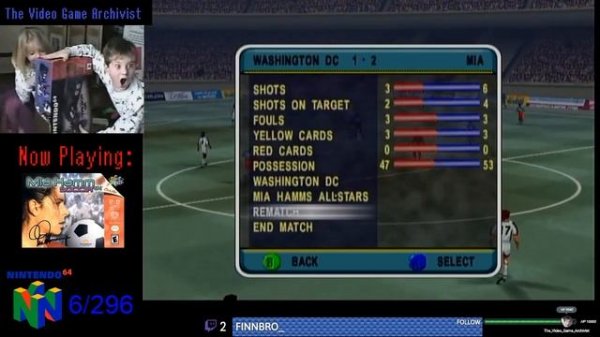 Mia Hamm Soccer 64 Part 1 -The Nintendo 64 Chronicles 6/296