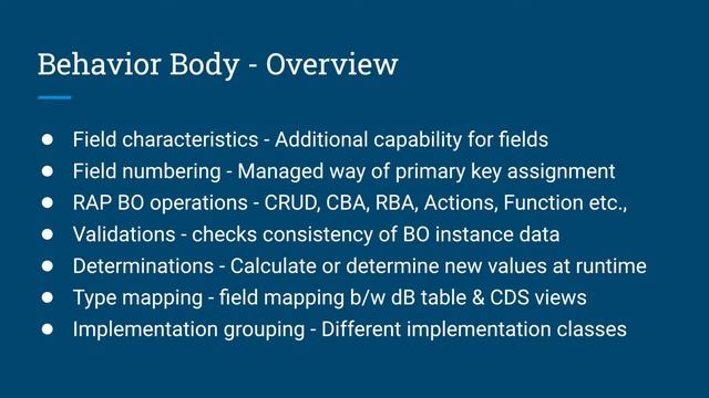 What is Behavior Definition (BDEF) ? How to Create Behavior Definition in SAP RAP ? смотреть онлайн