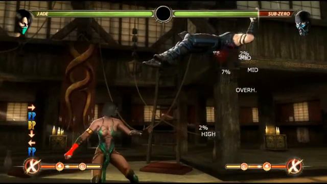 (MK9) Tournament Edition ver.2.00 - Jade - (Combos) смотреть онлайн