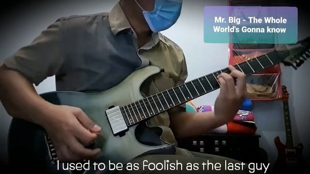 Mr. Big - The Whole World's gonna Know (intro and rhythm guitar) using Ibanez S61al смотреть онлайн