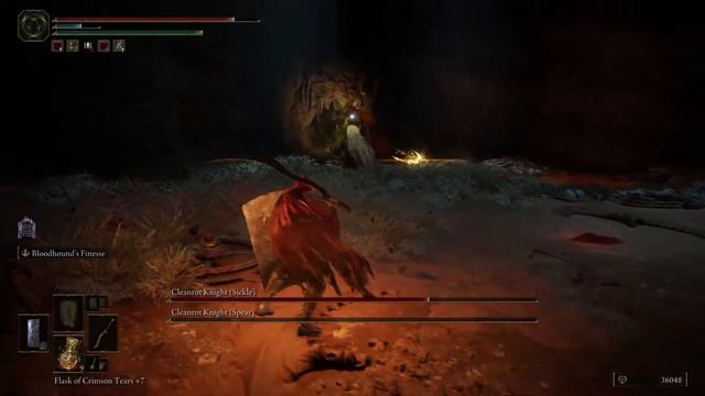 ELDEN RING - Twin Cleanrot Knight (Abandoned Cave Miniboss) смотреть онлайн