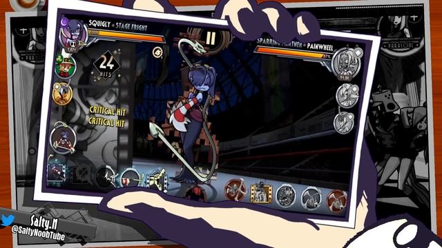 Skullgirls 2nd Encore Combo Cafe