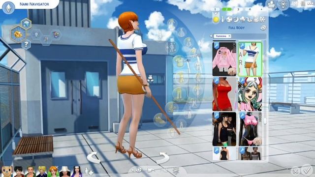 The Sims 4 Cas Anime [] Straw Hat Pirates (One Piece) Part 1 ?? ?? смотреть онлайн