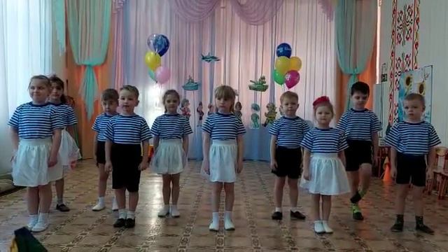 Песня в детском саду "Бравые солдаты" смотреть онлайн