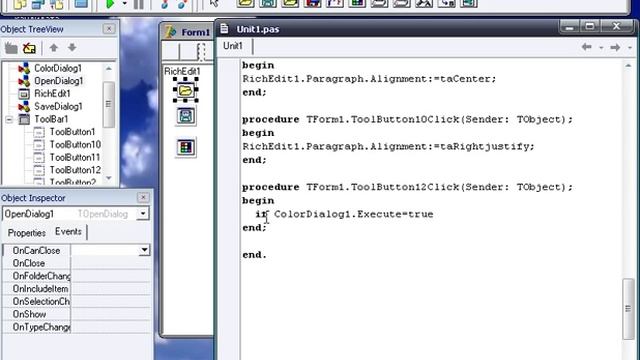 Delphi (практический курс) - Пишем текстовый редактор смотреть онлайн