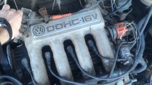 Работа двигателя 9А Passat b3 usa