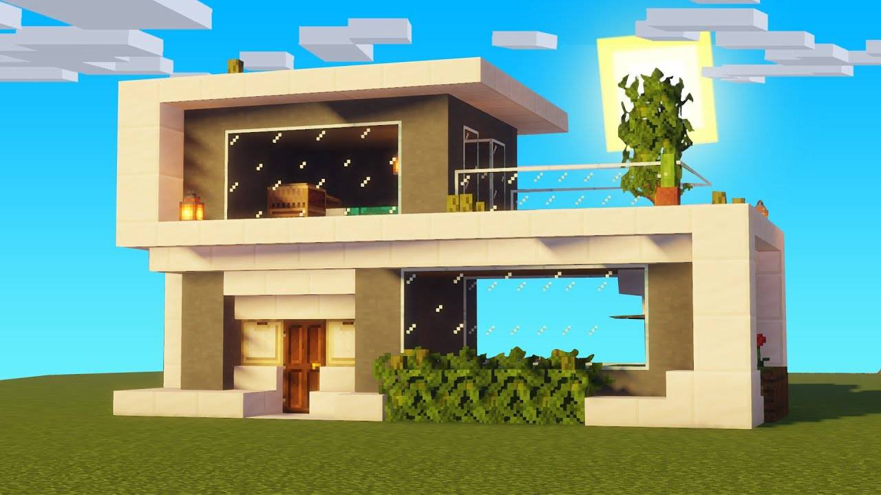 КАК ПОСТРОИТЬ ДОМ ХАЙ-ТЕК 2 ЭТАЖА В МАЙНКРАФТЕ смотреть онлайн