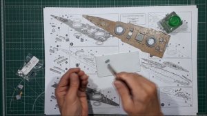 СБОРКА ЛИНКОРА ПОЛТАВА от ЗВЕЗДЫ 1/350 часть 2