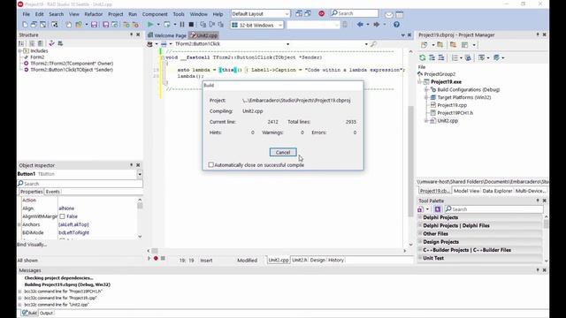 RAD Studio 10 Seattle Launch Webinar - C++11 Demo смотреть онлайн