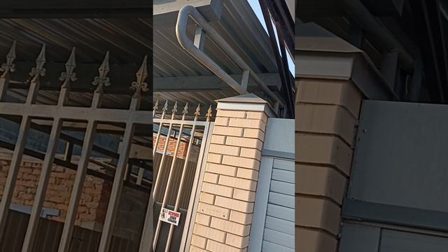 Строительство навеса.