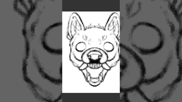 Wolf Icon Progress - ArtFlow Sketch (WIP) смотреть онлайн