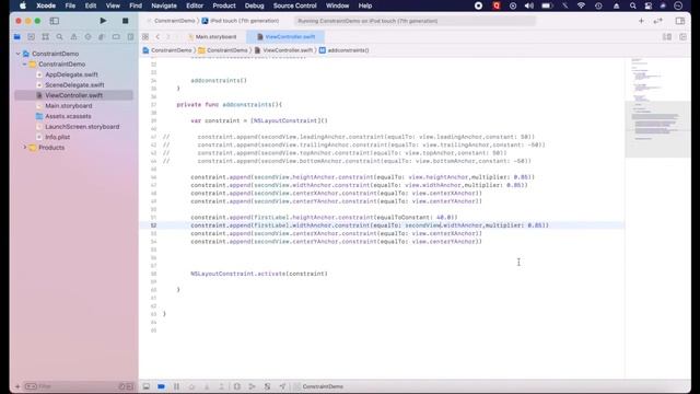 Add Programmatically AutoLayout Constraints in iOS ? смотреть онлайн