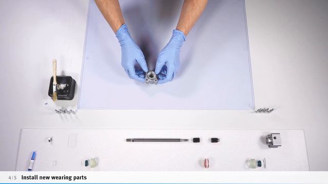 Замена ремкомплектов на цилиндрах Festo