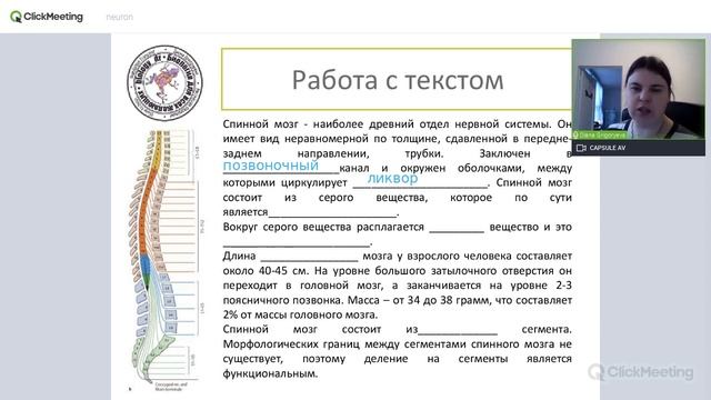 Практика часть 1 нервная система