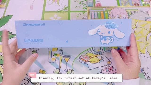 Unboxing Sanrio Theme + Cinnamoroll Set | Sanrio Aesthetic ? Cute Desk Accessories Ft MechKeys