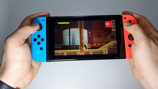 SuperEpic: The Entertainment War Nintendo Switch handheld gameplay смотреть онлайн