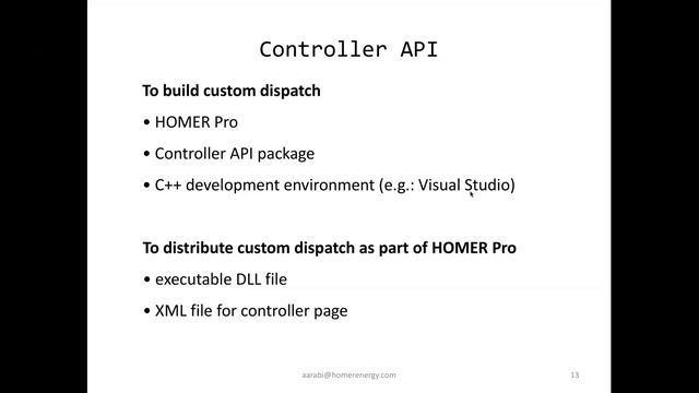 Creating Your Own Dispatch in HOMER Pro 3.12 with MATLAB and the Controller API - 10/17/18 смотреть онлайн