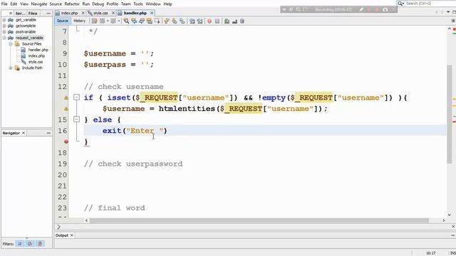 PHP Programming Tutorial - 22 - Getting User Input Using $_REQUEST Variable | Hindi смотреть онлайн