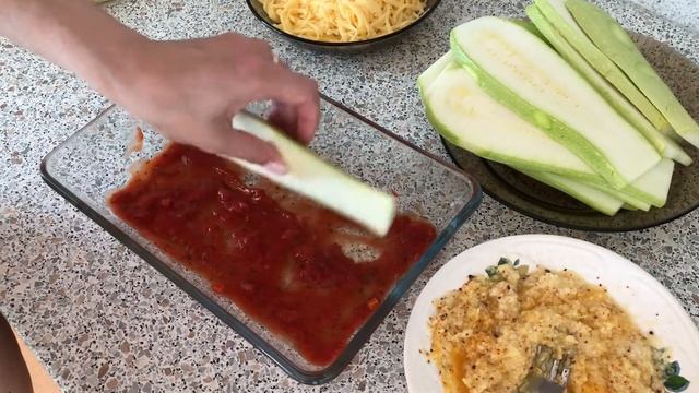 ЛАЗАНЬЯ ИЗ КАБАЧКОВ. Рецепт лазаньи летний и сытный вариант - Mary's Show смотреть онлайн