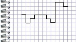 Уточка. Графический диктант по клеточкам.