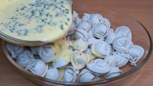Пельмени запечённые в духовке с сыром/ Такую вкуснятину вы захотите приготовить ещё не один раз!