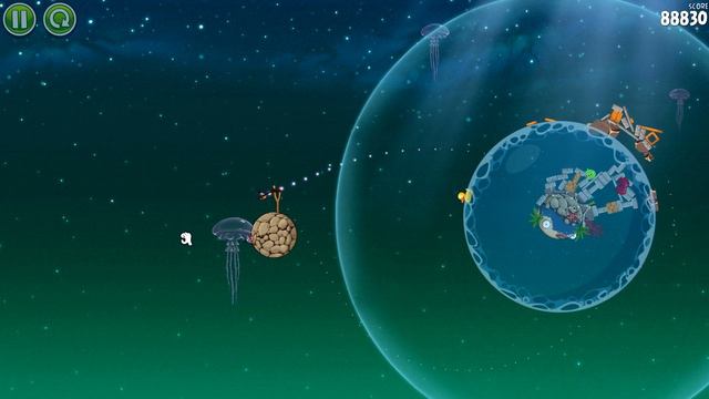 Let's Play Angry Birds Space 15 - Submarine Pigmen Attack! смотреть онлайн