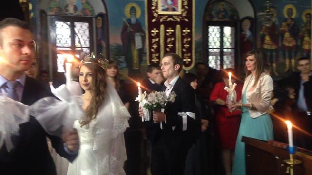 The wedding ceremony in the Eastern Orthodox Church #BalkanWedding смотреть онлайн