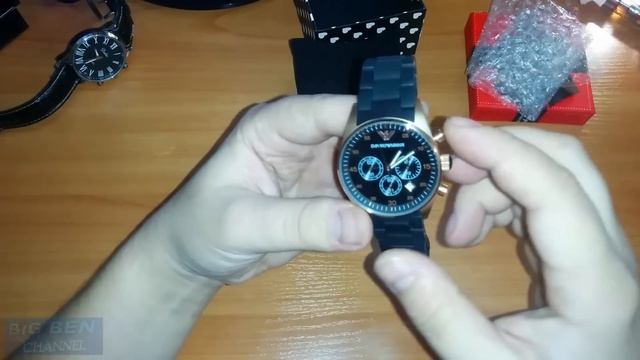 Часы Emporio Armani AR5905 - Распаковка и обзор АЛИЭКСПРЕСС / КУПИТЬ смотреть онлайн
