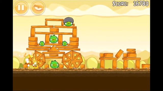 Angry Birds Mighty Hoax level 5-4 (3 stars) смотреть онлайн
