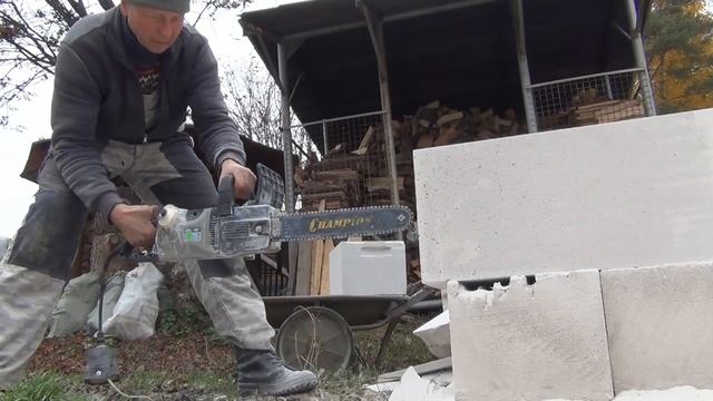 Как пилить газобетон смотреть онлайн