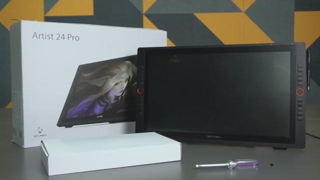 Как установить кольцо для пера на интерактивные дисплеи XPPen смотреть онлайн