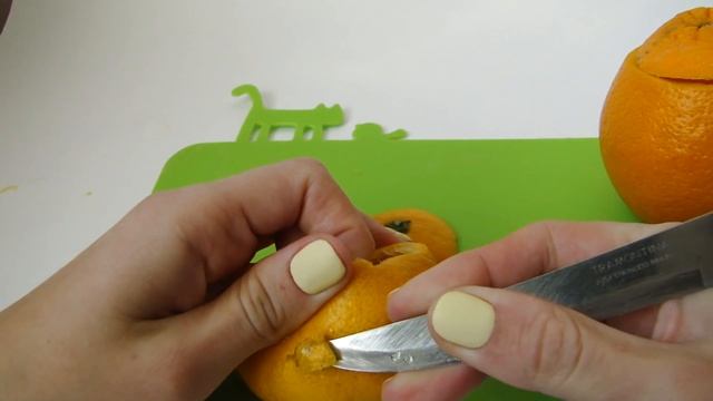 Ароматные тыквы из мандарина и апельсина. Готовимся к Хэллоуину смотреть онлайн