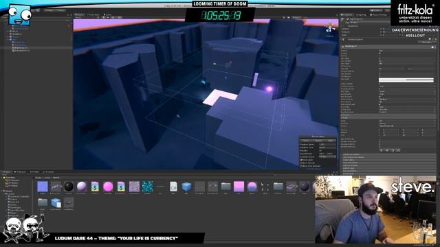 "Lazer Boi" in 72h beim #LDJAM44 - durchgewacht mit fritz kola // Tag 2 / 2 смотреть онлайн