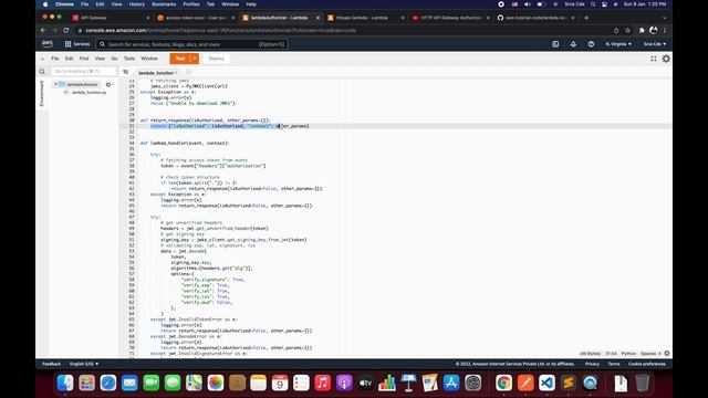 How to validate JWT access token via lambda authorizer - Amazon HTTP API tutorial p18 смотреть онлайн