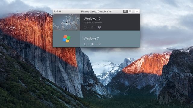 Parallels VM - Windows 10 on a Macbook Pro Quad Core
