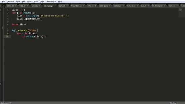 3 ejercicios sencillos con listas en Python смотреть онлайн
